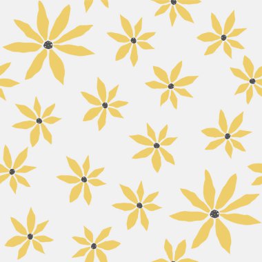 Çiçeksiz desen, arka plan. Vektör illüstrasyonu 