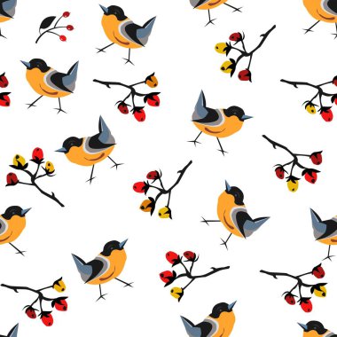 İnce arkaplanda El Çizimi Çiçeksiz Desen. 