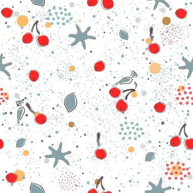 Armut ve noktalı armut desenli şirin bir desen. El yapımı hassas tasarım. İskandinav tarzı. Kartlar, şablonlar, hediye kağıtları, baskılar, dekorasyonlar, şablonlar, vs.. 