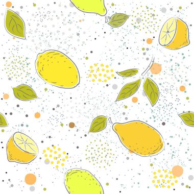 Limonlu Sevimli Kusursuz Desen