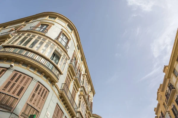 Arquitectura Edificios Del Siglo Xix Calle Larios Málaga España —  Fotos de Stock