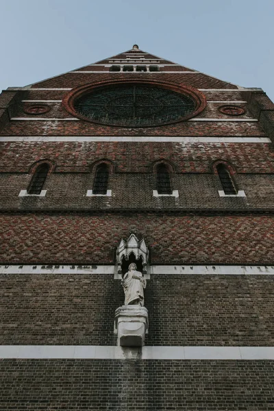 Εκκλησία Του Αγίου Βαρθολομαίου Πρόσοψη Γαλάζιο Φόντο Στο Μπράιτον Ηνωμένο — Φωτογραφία Αρχείου