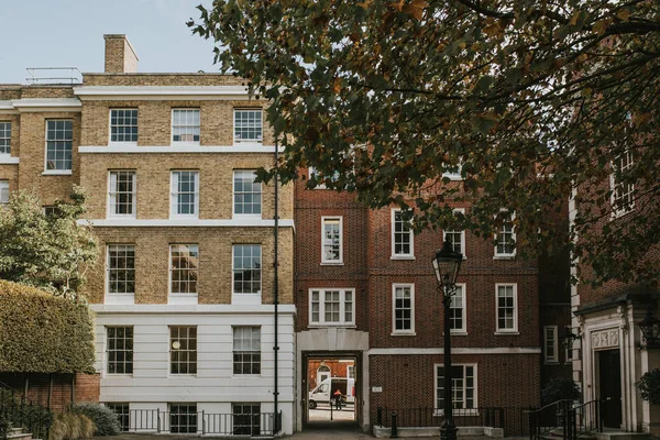 Pátio Inglês Clássico Bairro Típico Inglaterra — Fotografia de Stock