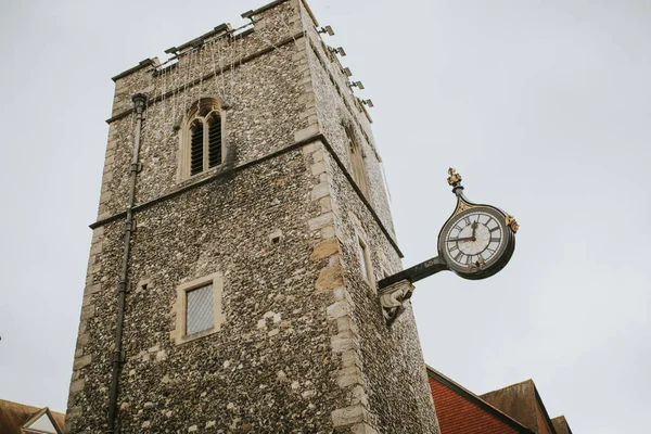 Relógio Tradicional Torre George Canterbury Kent Inglaterra — Fotografia de Stock