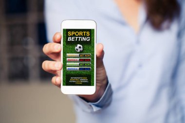 Kadın cihazın tutar ise bir cep telefonu ekran web sitesinde bahis spor.
