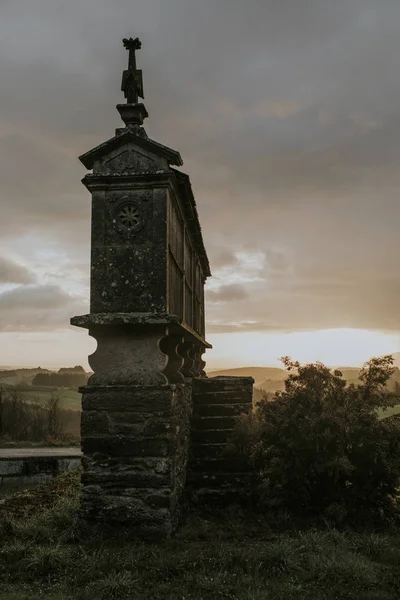 Shadow Galician Horreo Countryside — Stock Photo, Image