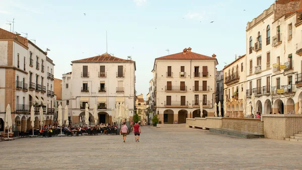 Cáceres España Junio 2020 Vista Cáceres Plaza Mayor Centro Histórico — Foto de Stock