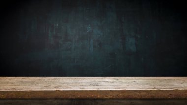 fıçının arka planı ve aşınmış eski ahşap masa.