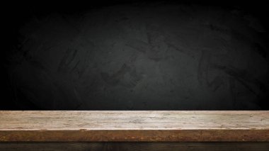 fıçının arka planı ve aşınmış eski ahşap masa.