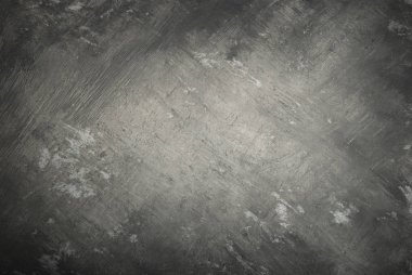 Gri dokulu duvar, karanlık kenarları çimento, kaba