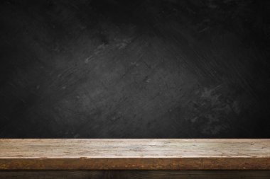 Gri grunge arka plan masaya ahşap güverte.