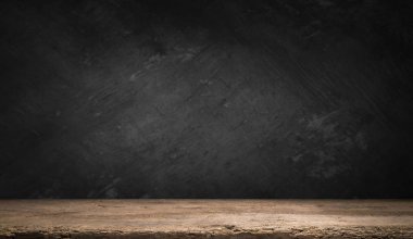 Gri grunge arka plan masaya ahşap güverte.