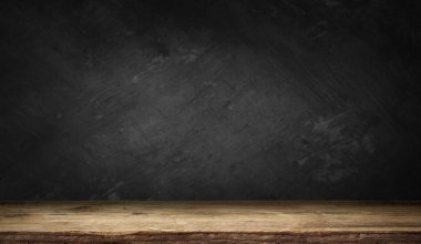 Gri grunge arka plan masaya ahşap güverte.