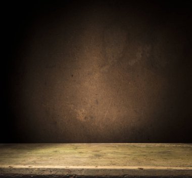 fıçının arka planı ve aşınmış eski ahşap masa