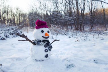 turuncu günbatımı kardan adam arka plan christmas santa