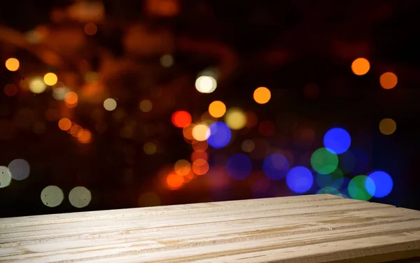 Fondo Navidad Con Manchas Luz Bokeh — Foto de Stock