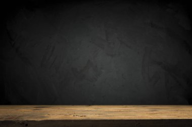 fıçının arka planı ve aşınmış eski ahşap masa