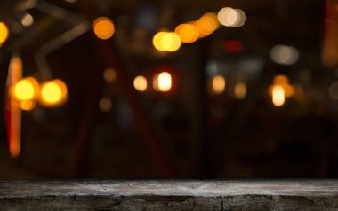 Işık noktaları ve bokeh ile Noel arkaplanı