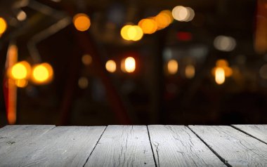 Işık noktaları ve bokeh ile Noel arkaplanı