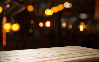 Işık noktaları ve bokeh ile Noel arkaplanı