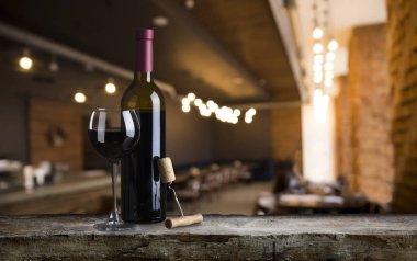 Dekorasyonunuz için şarap ve boş alan