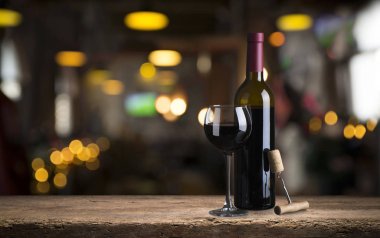 Dekorasyonunuz için şarap ve boş alan