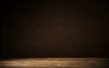 fıçının arka planı ve aşınmış eski ahşap masa