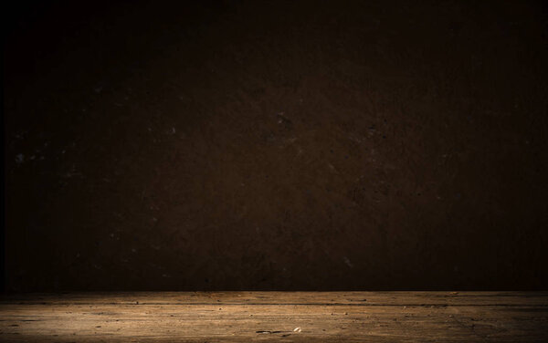 фон бочки и изношенный старый деревянный стол