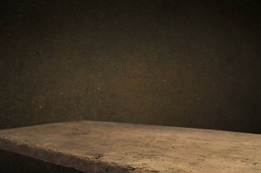 fıçının arka planı ve aşınmış eski ahşap masa