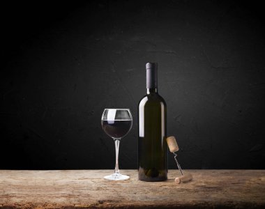 Olgun Şaraplık üzüm Toskana, İtalya üzerinde. Güzel şarap çiftlik, üzüm bağı. Gün batımı ılık ışık