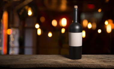 Kırmızı şarap, şişe, bardak ve eski fıçıyla dolu sakin bir hayat.