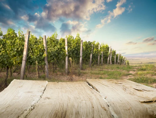 Paesaggio Primaverile Verde Toscana Tavolo Posto Texture — Foto Stock