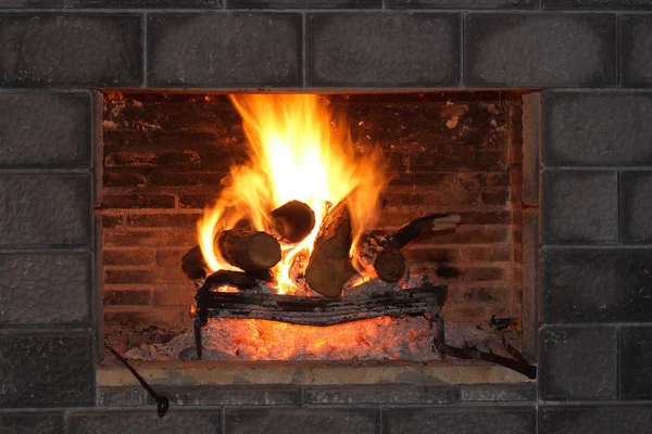 暖炉の閉まりショット — ストック写真