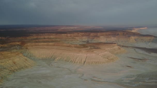 Fondo del antiguo océano seco Tetis en las nubes — Vídeos de Stock