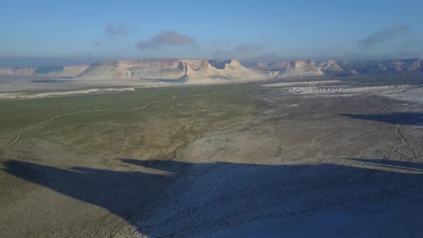 Fond de l'ancien océan sec Téthys dans les nuages — Video