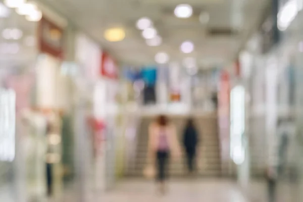 Fundo Turvo Movimentado Centro Comercial — Fotografia de Stock