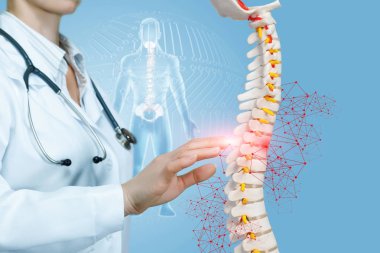 Spin modeli ile çalışan bir doktor.