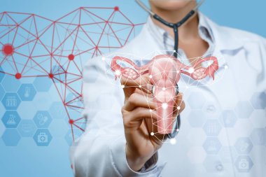 Rahim muayenesi ve tedavisi kavramı .