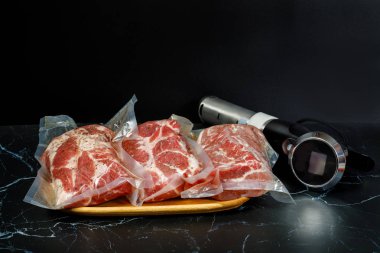 Sous Vide Pişirme Daldırma Dolaştırıcı ve Et .