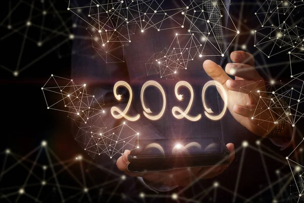 Das Konzept neues Jahr 2020 . — Stockfoto