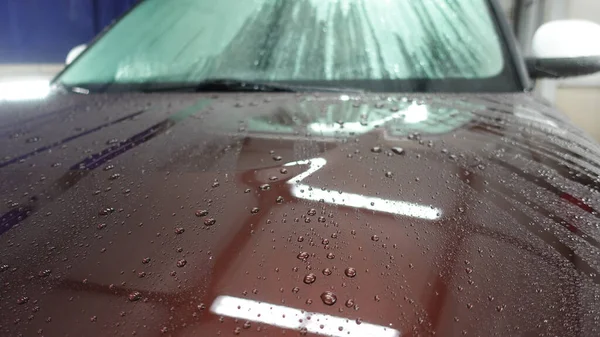 Water Drops Car Body — Stock Photo, Image