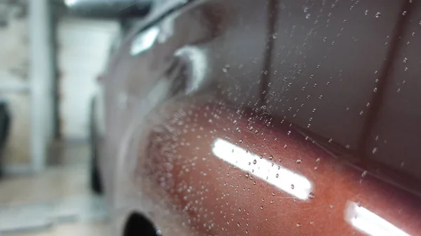 Water drops on the car body