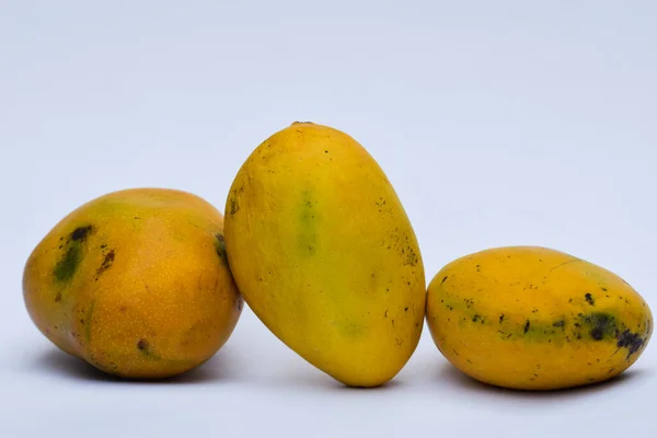 Fresco Badam Badami Mangoe Variedad India Andhrapradesh Karnataka Estados Del —  Fotos de Stock