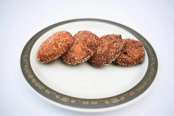 Dahi kebabı ya da Hung lor kebabı. Hindistan 'dan kızarmış aperatif, Hint Pakistanlı başlangıç. Askıdan yapılmış süzme peynir Lezzetli yemek