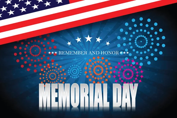 Anma Günü. Onur ve hatırlıyorum. Vektör çizim