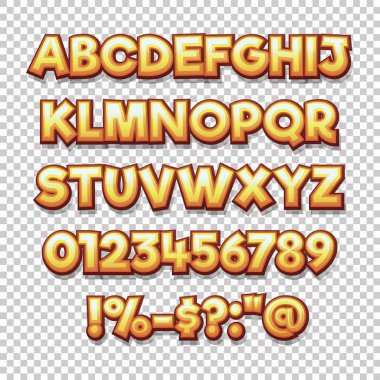 çizgi roman alfabesi koleksiyonu kümesi tarzı. Illustrator Eps 10