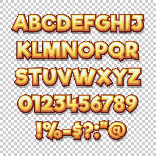 çizgi roman alfabesi koleksiyonu kümesi tarzı. Illustrator Eps 10