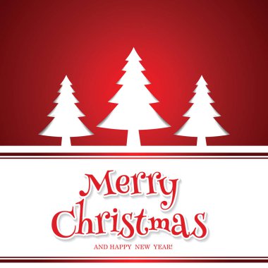 Mutlu noel kutlaması kartı geçmişi.