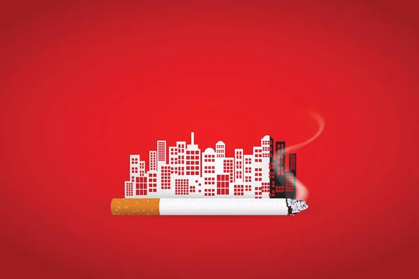 Stop Smoking. World No Tobacco Day. — Stock Vector