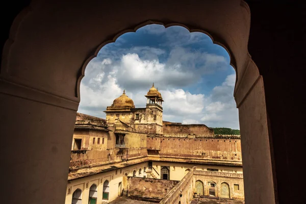 Bernsteinpalast Erbe Touristenziel in Jaipur — Stockfoto